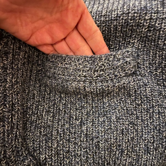 J. Crew Men's Blue Cardigan Sweater - Picture 4 of 6